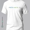 Hello-World-White-T-Shirt - Making Memory's