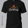 The-Merry-Christmas-Black-T-Shirt - Making Memory's