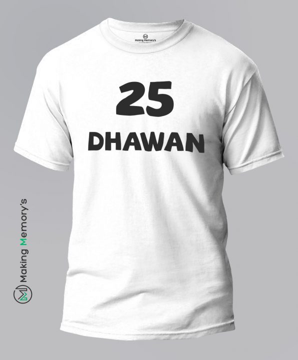 25-Dhawan-IPL-White-T-Shirt-Making Memory's