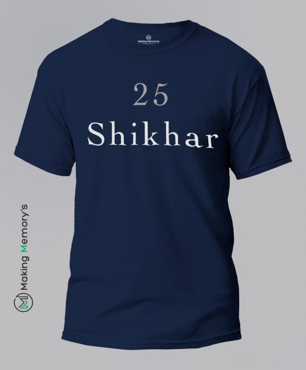 25-Shikhar-IPL-Blue-T-Shirt-Making Memory's