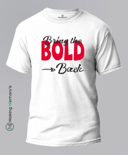 RCB-Bring-The-Bold-Back-IPL-White-T-Shirt-Making Memory's
