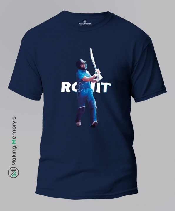 Rohit-Blue-T-Shirt-Making Memory's