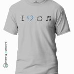 I-love-Home-Music-Gray-T-Shirt-Making Memory’s