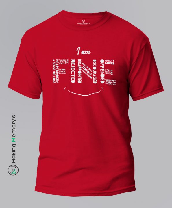I_m-Fine-Red-T-Shirt-Making Memory's