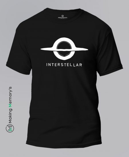 Interstellar-Blackhold-Black-T-Shirt-Making Memory's