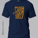 Push-Your-Self-Blue-T-Shirt-Making Memory’s