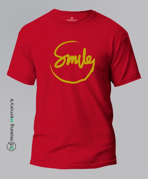Smile-Red-T-Shirt-Making Memory’s
