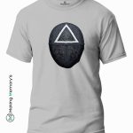 Squid-Game-Triangle-Mask-Gray-T-Shirt-Making Memory’s