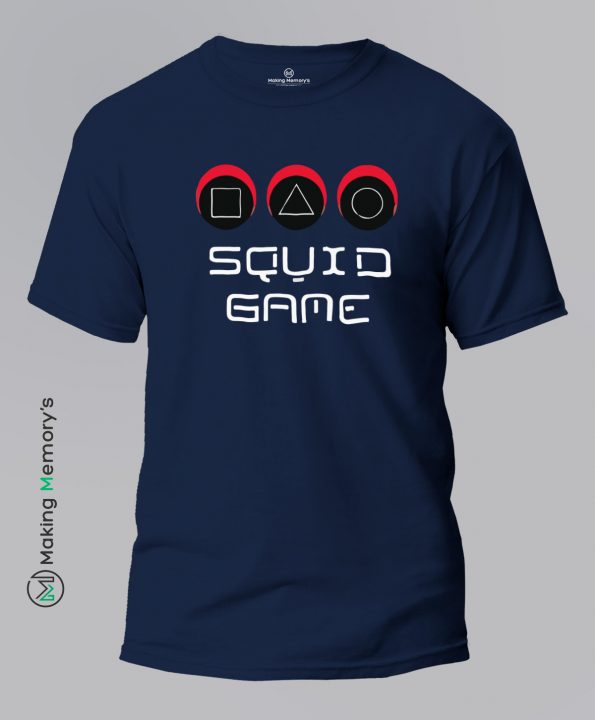 The-Face-Squid-Game-Blue-T-Shirt-Making Memory's