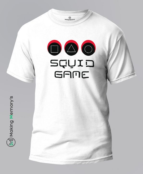 The-Face-Squid-Game-White-T-Shirt-Making Memory's