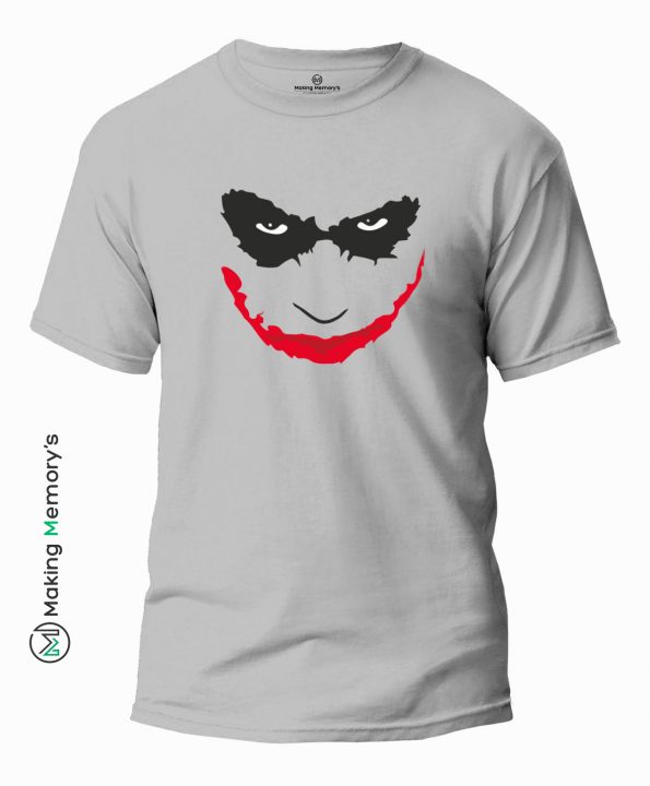 The-Joker-Gray-T-Shirt-Making Memory's