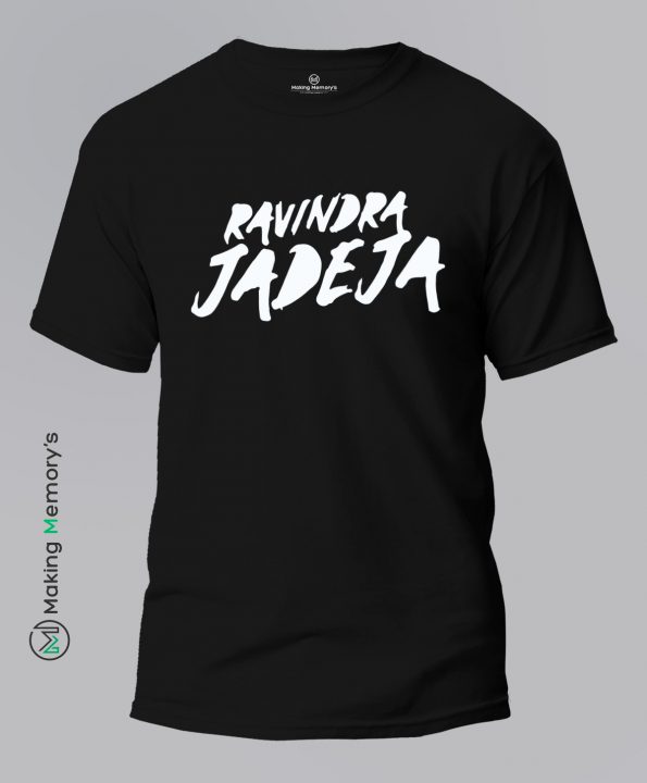 The-Ravindra-Jadeja-IPL-Black-T-Shirt - Making Memory's