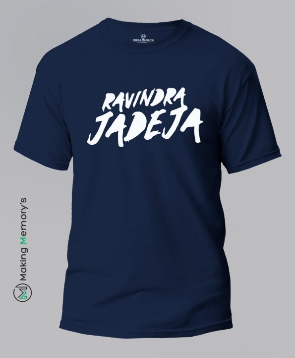 The-Ravindra-Jadeja-IPL-Blue-T-Shirt - Making Memory's