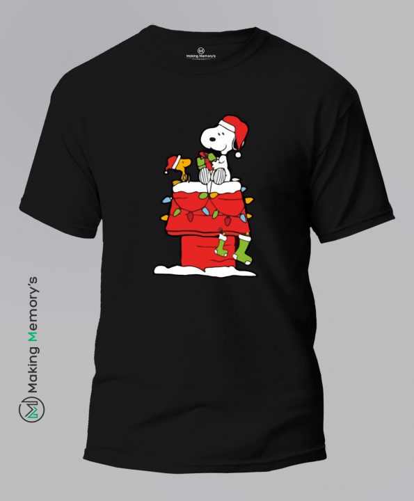 Celebrate-Christmas-Black-T-Shirt - Making Memory's